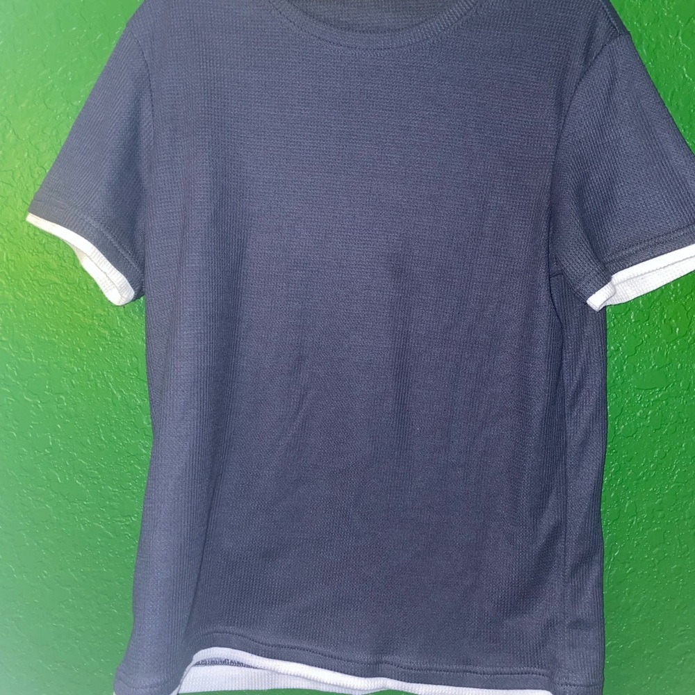 Men's Grey and White Matching Set